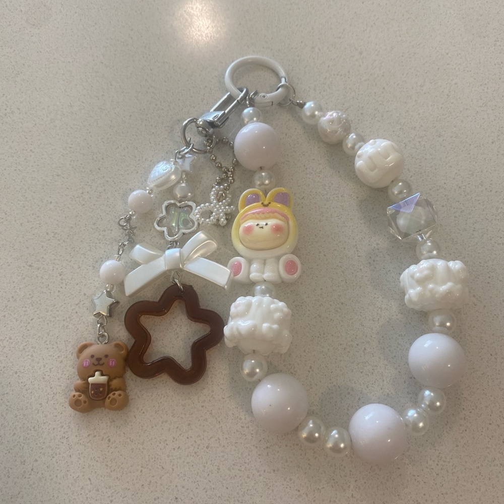 Kawai style keychain with character